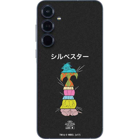 Looney Tunes Sylvester the Cat Sliced Juxtapose Galaxy A36 5G Skin